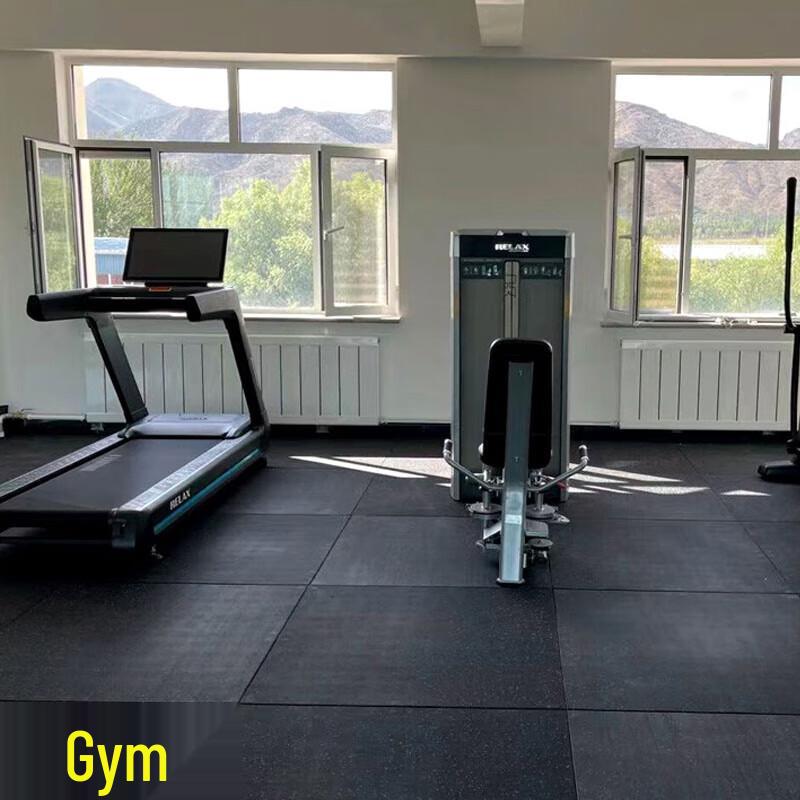 Interlocking Soundproof Shock-Absorbing Rubber Gym Mat