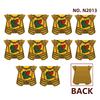 Medieval Military Castle Knight Building Blocks Riding Horse Wolf Bear Animal Vest Weapon Flag Saddle Dragon Toy Brick Gift K024