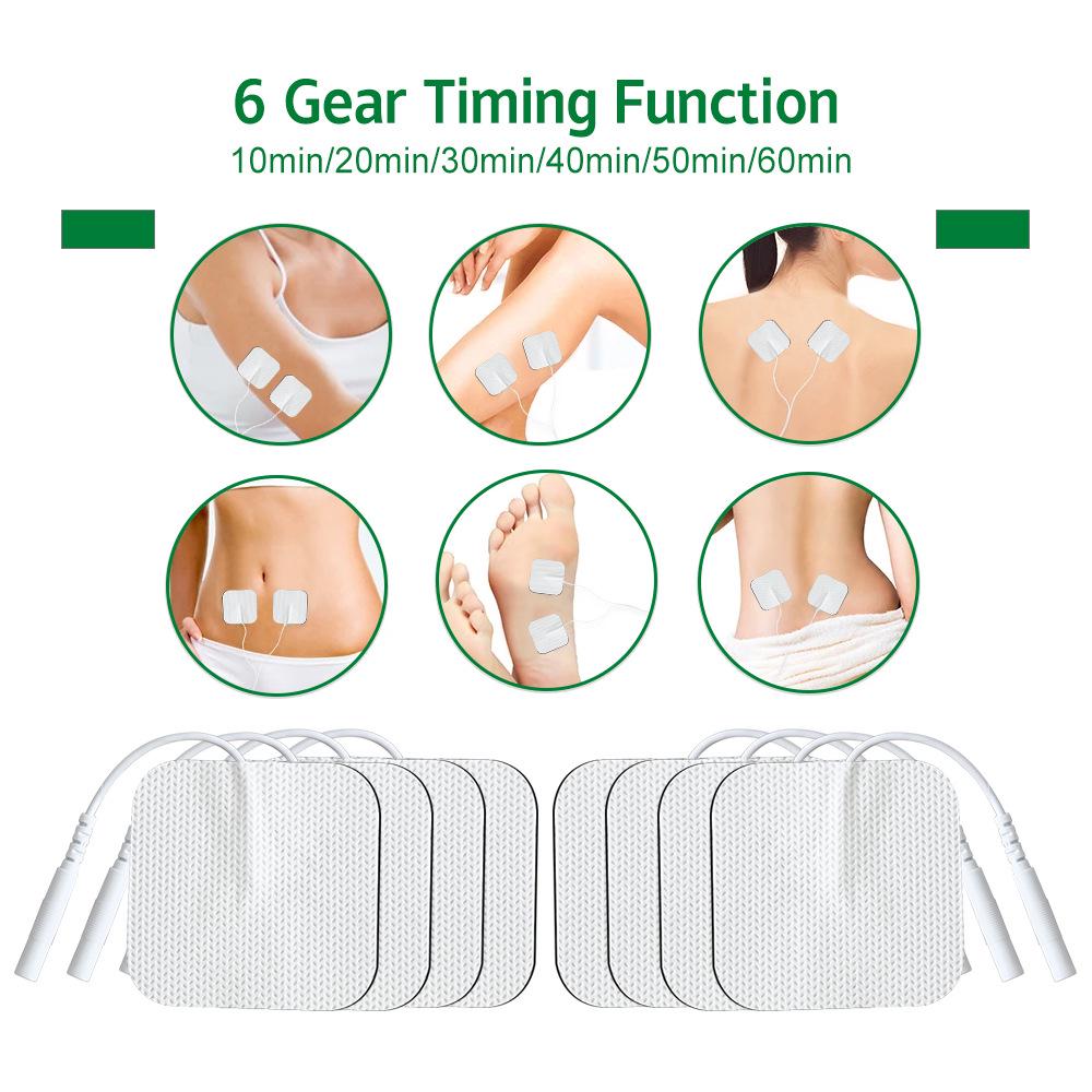 Dual Output TENS/EMS Massage Stimulator: Full-Body Muscle & Meridian Therapy