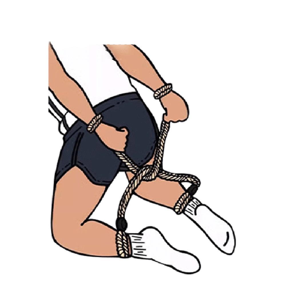 Sex Handschelle Handfessel Erotische Fessel Fesselt Sex Seil SM Sklave Bondage Sexope Fußfesseln Hinterhandschelle Einfach zu bedienen Spielzeug