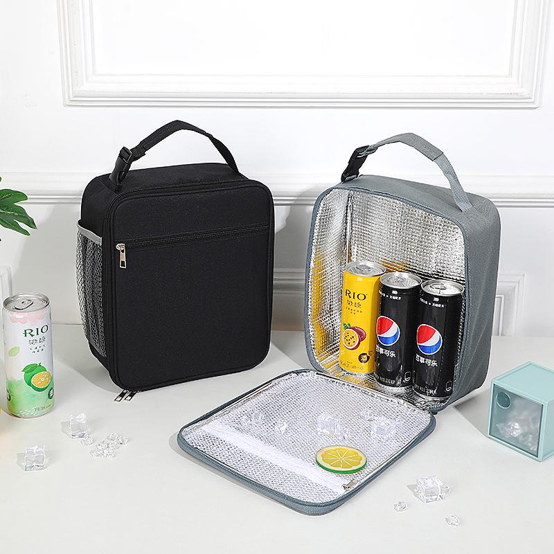 Large Capacity Insulated Bento Lunch Bag with Thickened Aluminum Foil
