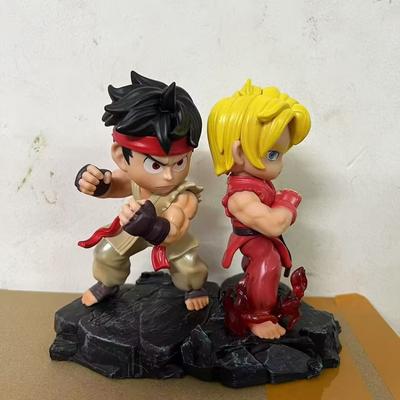 2 pezzi/set Gioco Street Fighter RYU Ken Figure d'Azione in PVC Modello da Collezione Giocattoli 15cm