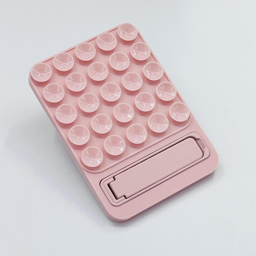 Trendy Silicone Suction Cup Phone Holder - Dopamine Color