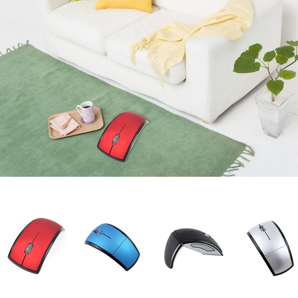 Wireless Folding Optical Mice Computer Foldable Laptop Optical Mice Notebook Computer Cordless Mouse
