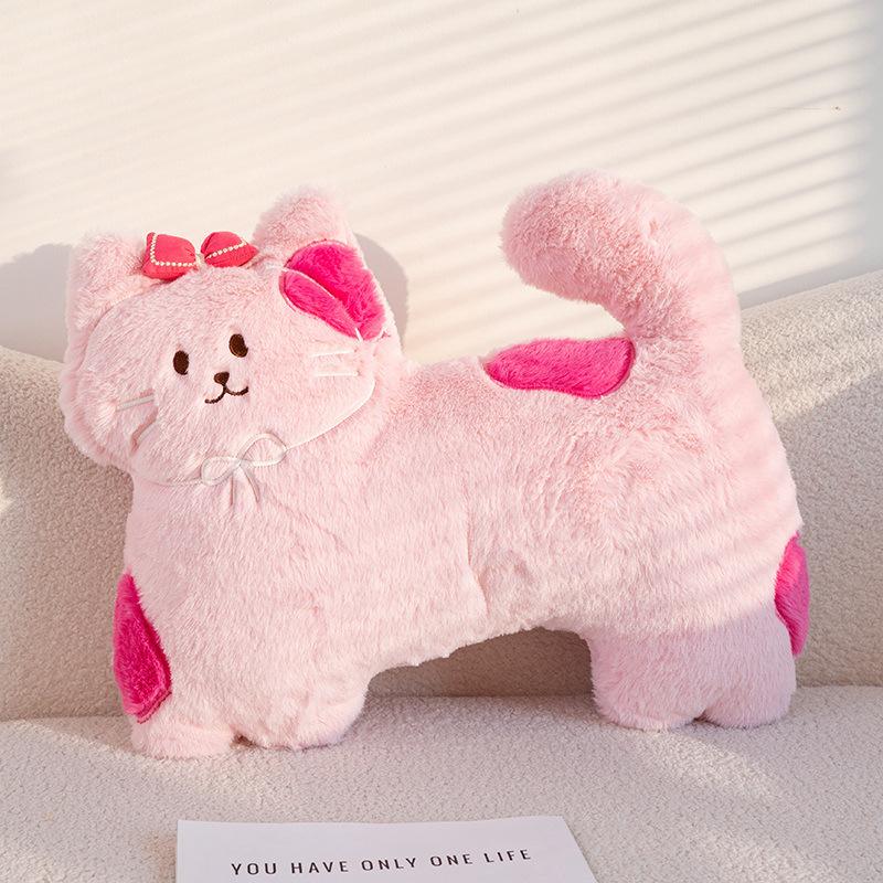 

Милое печенье с бантиком, плюшевая игрушка в виде кошки, подушка на диван, подушка для обнимания для девочек 45*35cm 0.45kg