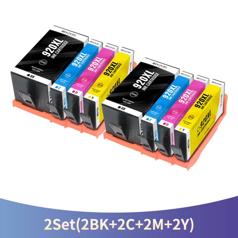 IBOQVZG 920XL Replacement for HP 920 XL Ink Cartridges Compatible With HP Officejet 6500 6500A 6000 7000 7500 7500A Printers