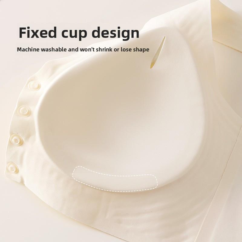 Plus Size Female Summer Comfort Front Buckle Non Wire Vest Type Underwear