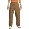 Nike Solid Color Logo Button Pocket Casual Pants Men Bottoms Brown FD0402-270