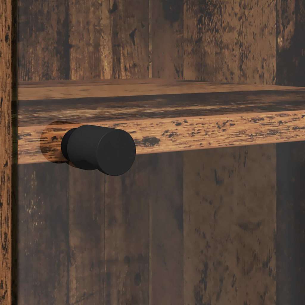 Highboard Reclaimed Wood 35 X 37 X 142 Cm Engineered Wood