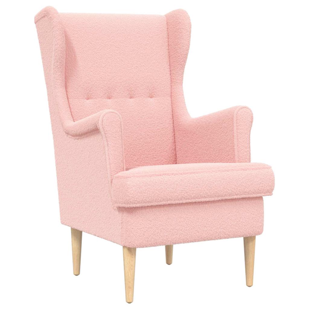 Armchair Rosa Boucle