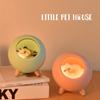 Cute Kitten Nest Night Light Touch Sensor Cat Night Light Rechargeable for Bedroom Kid Room Gift  Sweet and Intimate Atmosphere