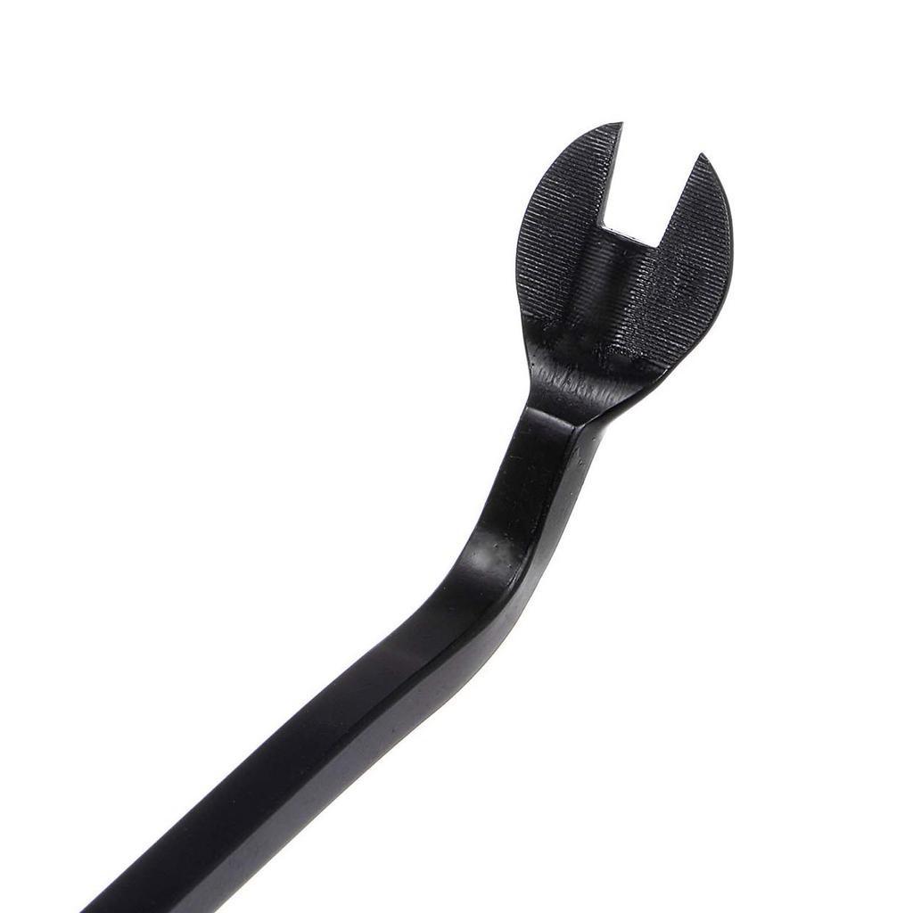 6 Inch Black Oxide Fastener Remover Clip Removal Tool with Red Plastic Handle