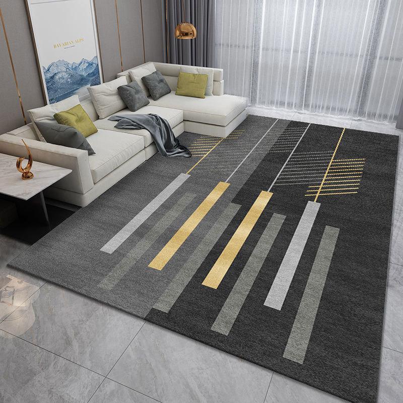 Light Luxury Printed Carpet for Home Living Room Coffee Table Bay Window Bedroom Japanese Style Carpet