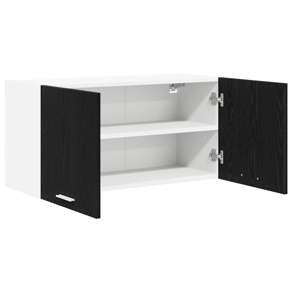 Hanging Cabinet Black Oak Effect 80 x 31 x 40 cm Particleboard