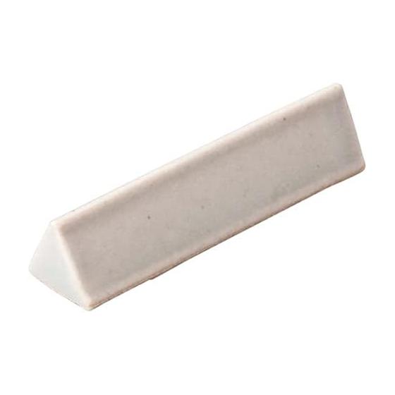 KAWAI KURABI Chopstick Rest, Iron Color, Mino Ware, Square Translucent, Vintage Feel, Triangle, Made in Japan