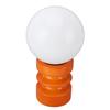 Retro Stolná lampa Dekoratívne sklenené tienidlo Drevená základňa USB Malé nočné svetlo na nočný stolík do spálne