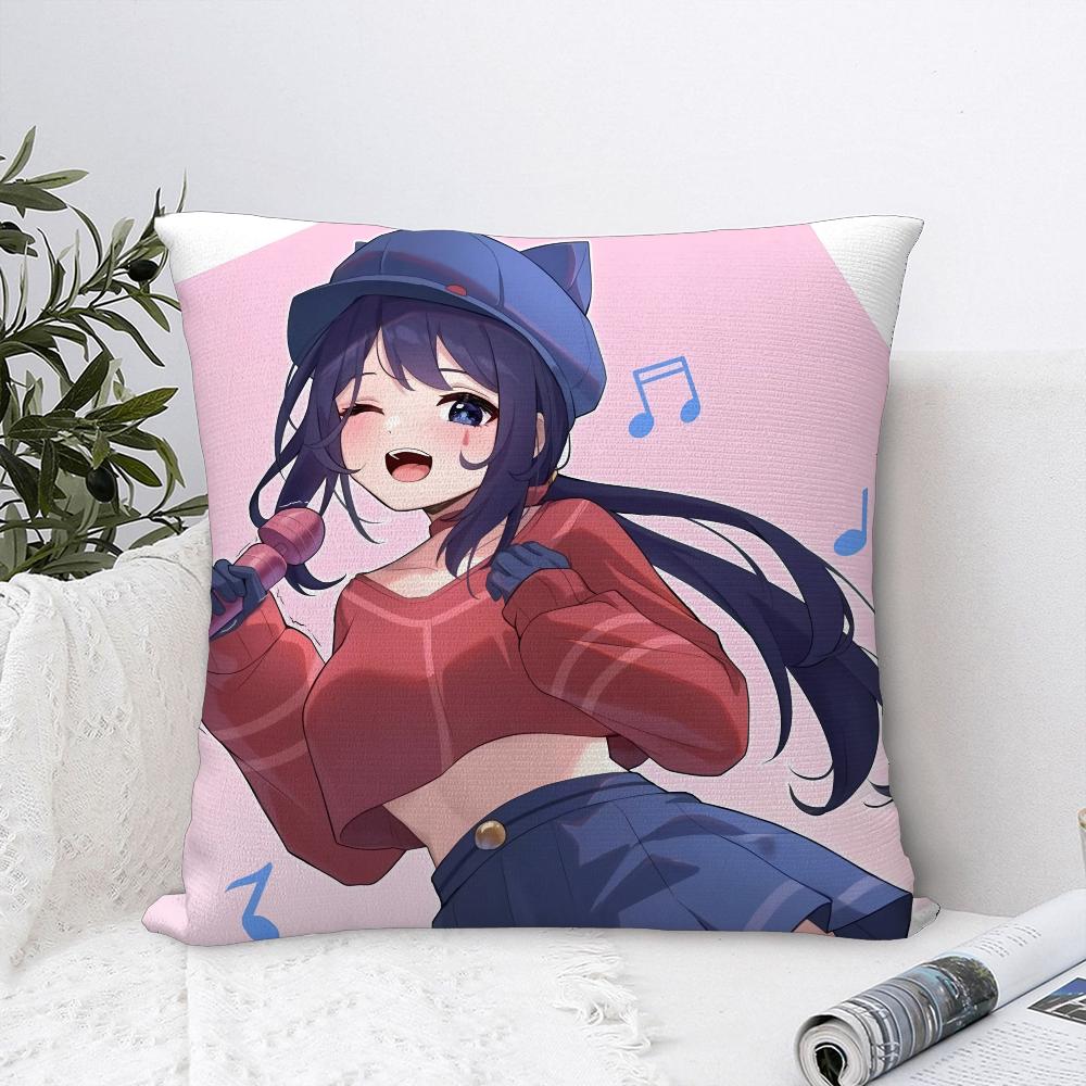 M-MiSide Mita Pillow Case Sofa Decorative Home Double-sided Print Plush Square Throw Pillow Covers Cushion Decor Cover