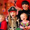 5Pcs Cosplay Felt Pirate Hat Black Skull  Pirate Captain Cap Props Accessories   Kids Birthday