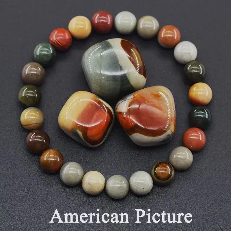 Amethyst Bracelet Crystal Stone Beads for Women Jewelry Accessory