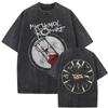 Washed Vintage Rock Band My Chemical Romance The Black Parade Tour 2026 T-shirt Men Women Fashion Punk Emo Oversized T Shirts