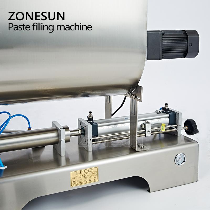 ZONESUN ZS-G1WGU Pneumatic U-Shaped Sauce Filling Machine for 100 to 500 Grams