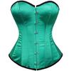 Corset satinat push-up cu control abdominal și tanga