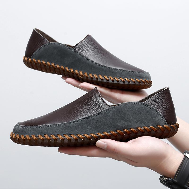 Новые повседневные кожаные туфли для мужчин — фото 3