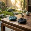 Durable Zinc Alloy Incense Burner Hollow Design Sturdy Fragrance Censer Minimalist Aromatherapy Stove Home Decor