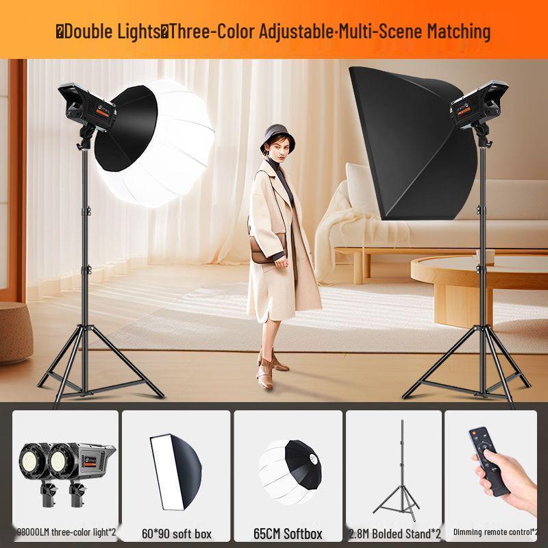Floor Standing LED Fill Light for Streaming & Photography