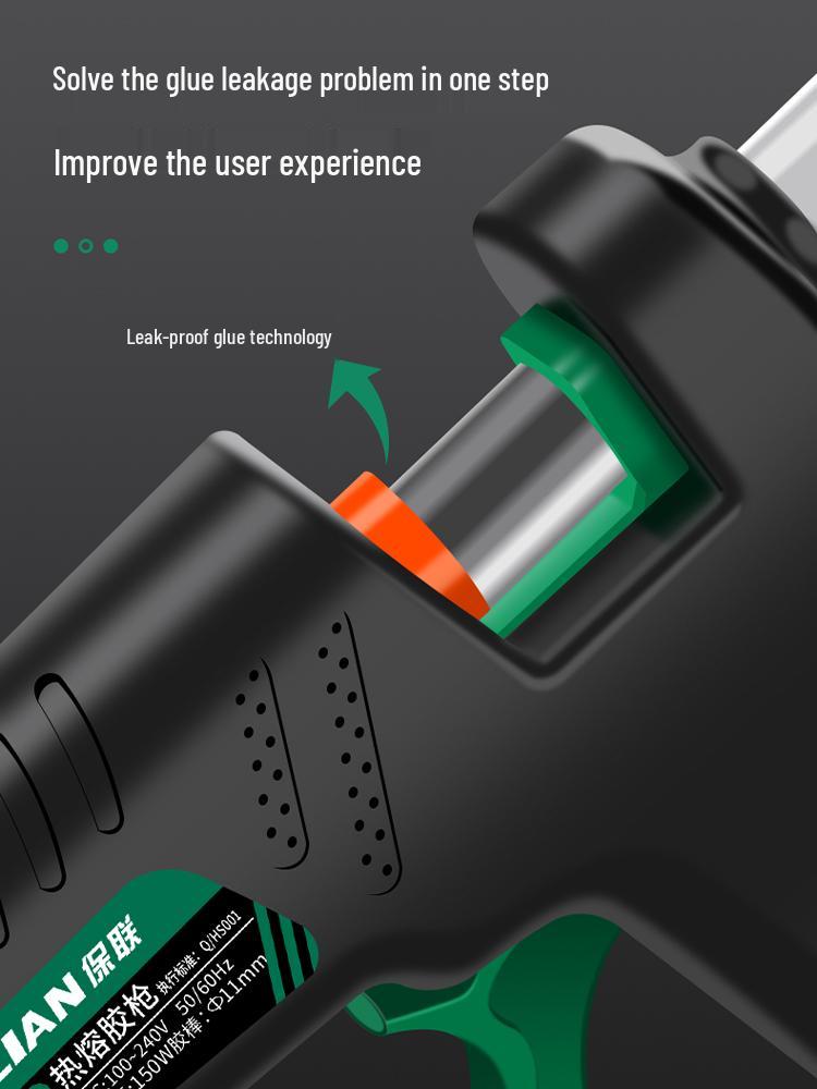 Baolian Hot Melt Glue Gun with Free Glue Sticks, 7-11mm, for Handmade and Household Projects