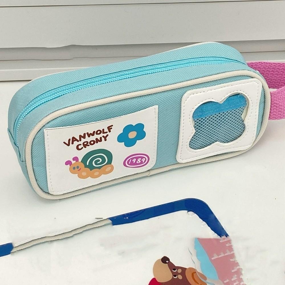 Picnic Series Cartoon Stationery Bag Rabbit Pen Pencil Case Kawaii Pencil Bag  Student