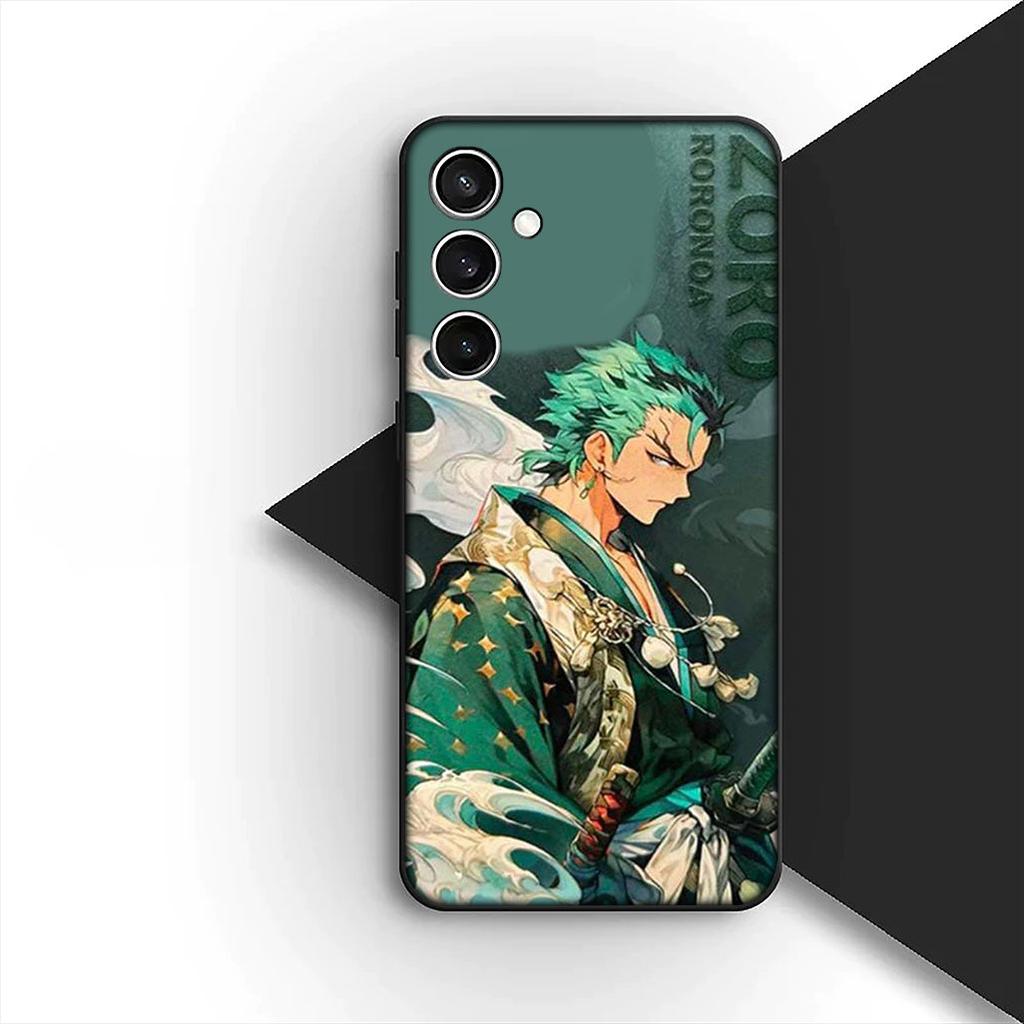 Roronoa Zoro ONE Luffy PIECEs Phone Cover for Samsung Galaxy S23 S22 S21 S20 FE Ultra Plus + S23FE A50 A51 A12 Protective Case