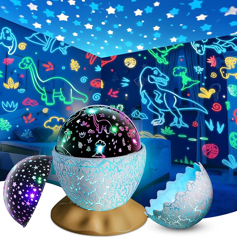 Unicorn Night Light Kids Toys 3 in 1 Unicorns & Starry Sky & Sea World Nights Lights Projector for 3 4 5 6 7 8 9 10 11 12 Year Old Girls, Christmas