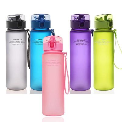 400/560 ml Wasserflasche Sport Frosted Tour Outdoor Auslaufsichere Versiegelung Kind Schule Wasserflaschen für Mädchen Trinkgeschirr Wasserflaschen