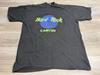 90s Vintage Hard Rock Cafe Cancun T-Shirt Black Blue Single Stitch Size L