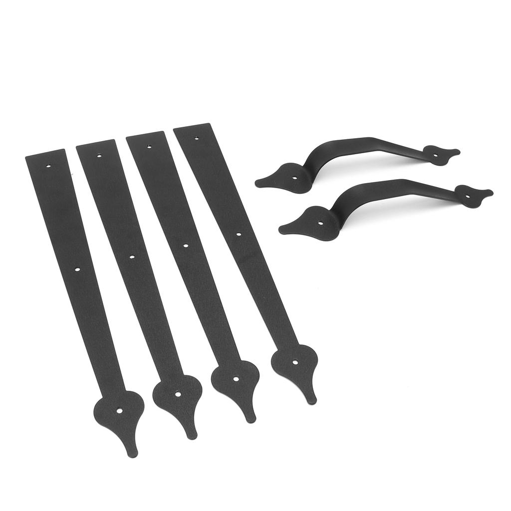 Kohlenstoffstahl Garagentorgriff Dekorative Scharniergriffe für Tür Schuppen Garage Schrank