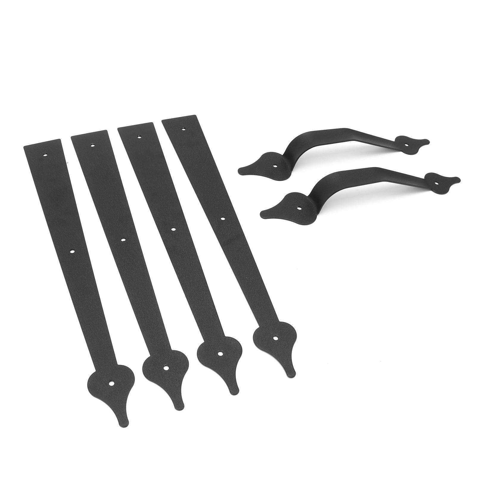 

Carbon Steel Garage Door Handle Decorative Hinge Handle for Door Shed Garage Cabinet