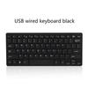 USB Interface Mini Ultra Thin Portable Wired Keyboard For Notebook PC Computer Smart TV