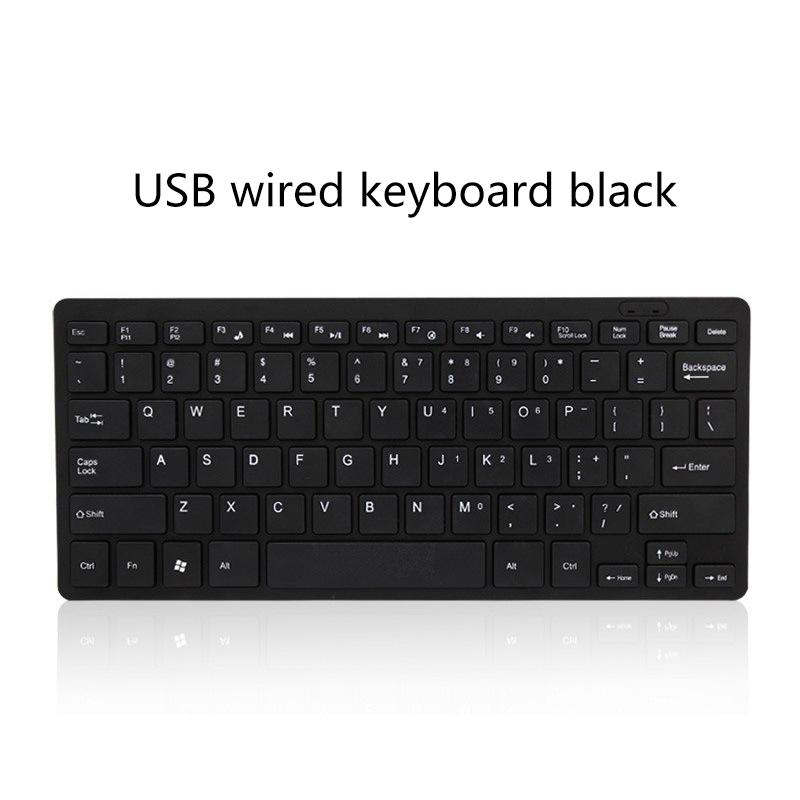 USB Interface Mini Ultra Thin Portable Wired Keyboard For Notebook PC Computer Smart TV