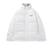 Solid color stand-up collar white duck down jacket trend men and women 2022 winter new loose couple warm thickened coat