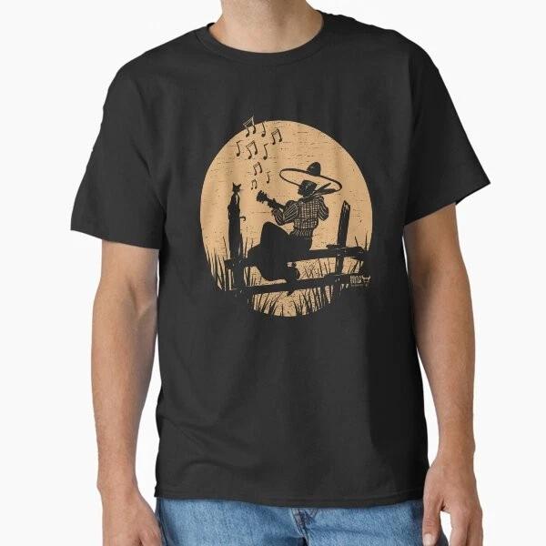 Singing Cowboy With Cat Classic TShirt Made In UsaAus TShirt S2xl S