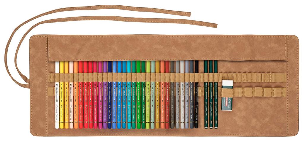Polychromos Colored Roll 110030 Japanese Faber-Castell Pencils, 30-Color Set, [Genuine Product]