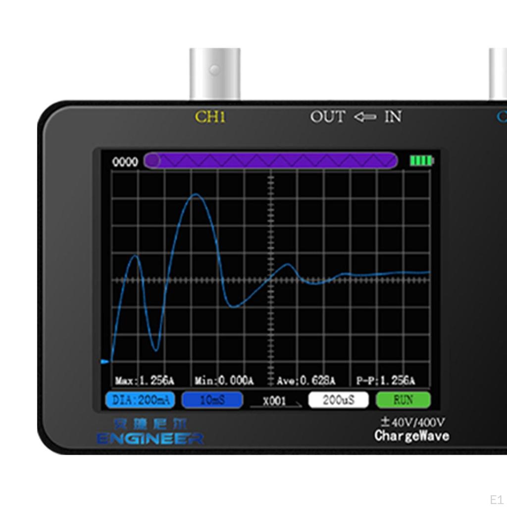 2 Channel Digital Oscilloscope Automatic Easy to Use 10MHz 50M Multipurpose for Phone