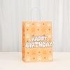 StoBag dog paw gift wrapping bags happy birthday packaging bags for sweets kraft paper treat bags pet party supplies candy favor