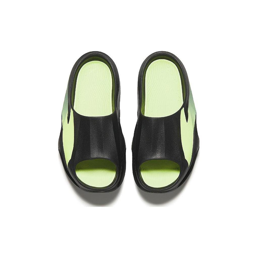 Anta Pool Shadow Slide Slippers Men's Black Green 112438519-4