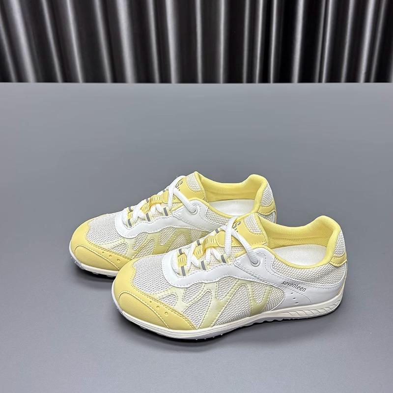 Mesh little white shoes women's summer new thick-soled, light, comfortable and breathable casual sports shoes women