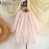 Autumn Jacquard Tassel Dress for Girls - New Year Party Princess Style for Toddlers and Young Children