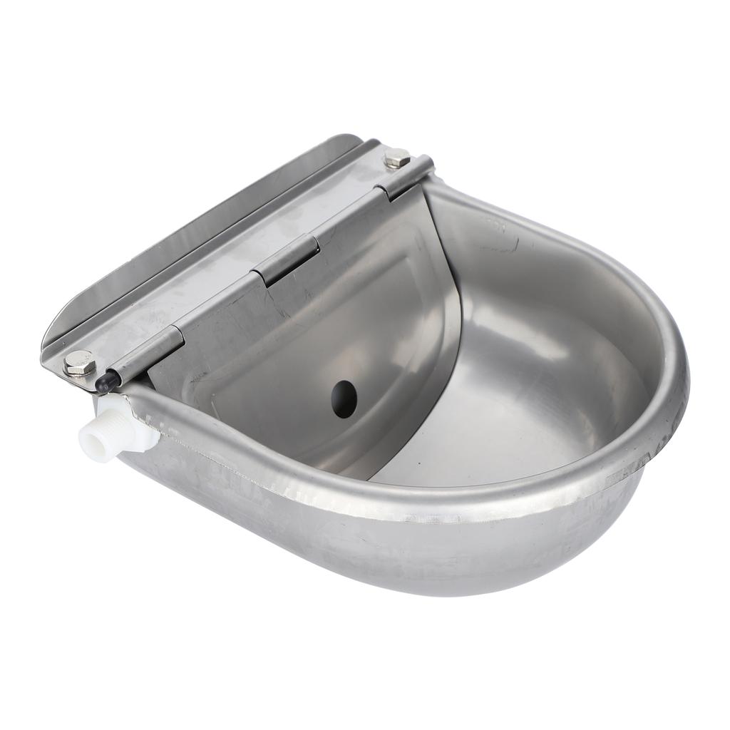 Stainless Steel Water Trough Bowl Automatic Drinking for Horses Goats Sheep Cattle