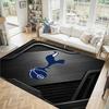 Tottenham Hotspur Design Crystal Velvet Carpet Cozy Non?Slip Printed Rug For Bedroom Living Room Entrance