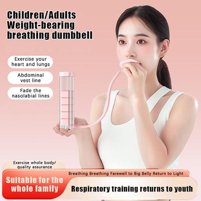 Breathing Exercise Device – Abdominal Muscle Trainer & Lung Capacity Enhancer, Suitable For Men, Women & Adults